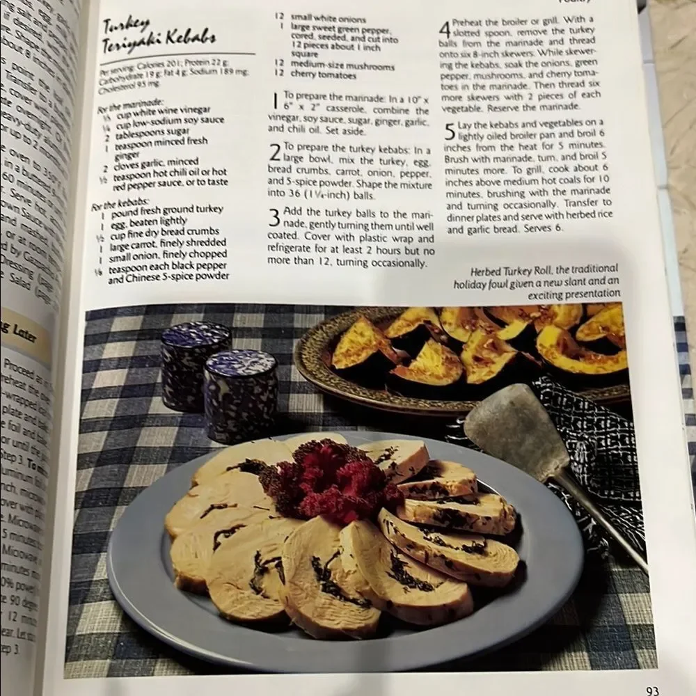 Reader's Digest Cook Now Serve Later Cookbook with Blue and White Cover